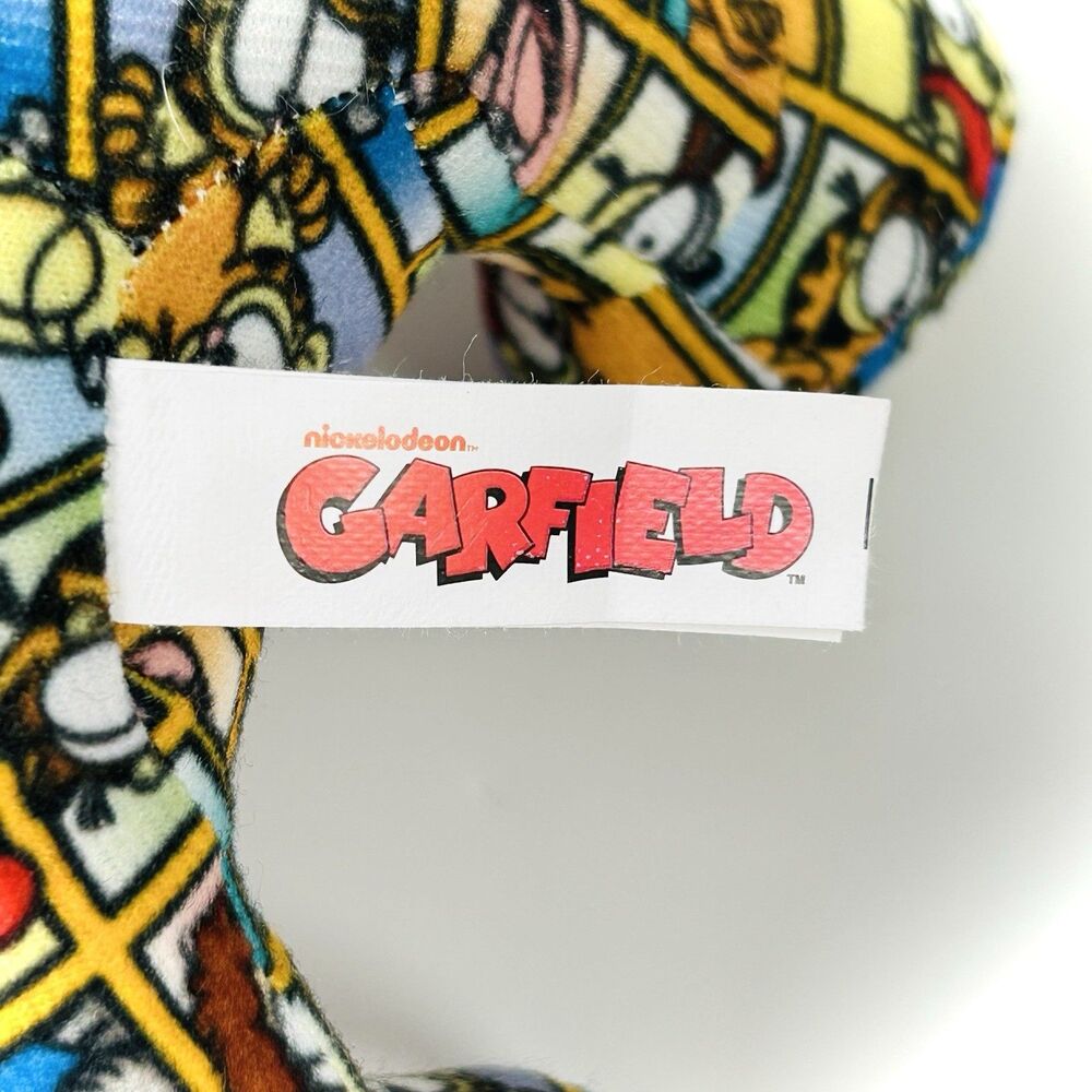 Garfield & Odie Dog Comic Strip Print Plush 2022 Viacom Nickelodeon Toy Factory - Picture 10 of 12